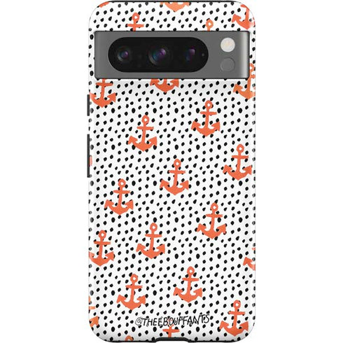 Bouffants and Broken Hearts Anchors and Dots Google Pixel 8 Pro Impact Case